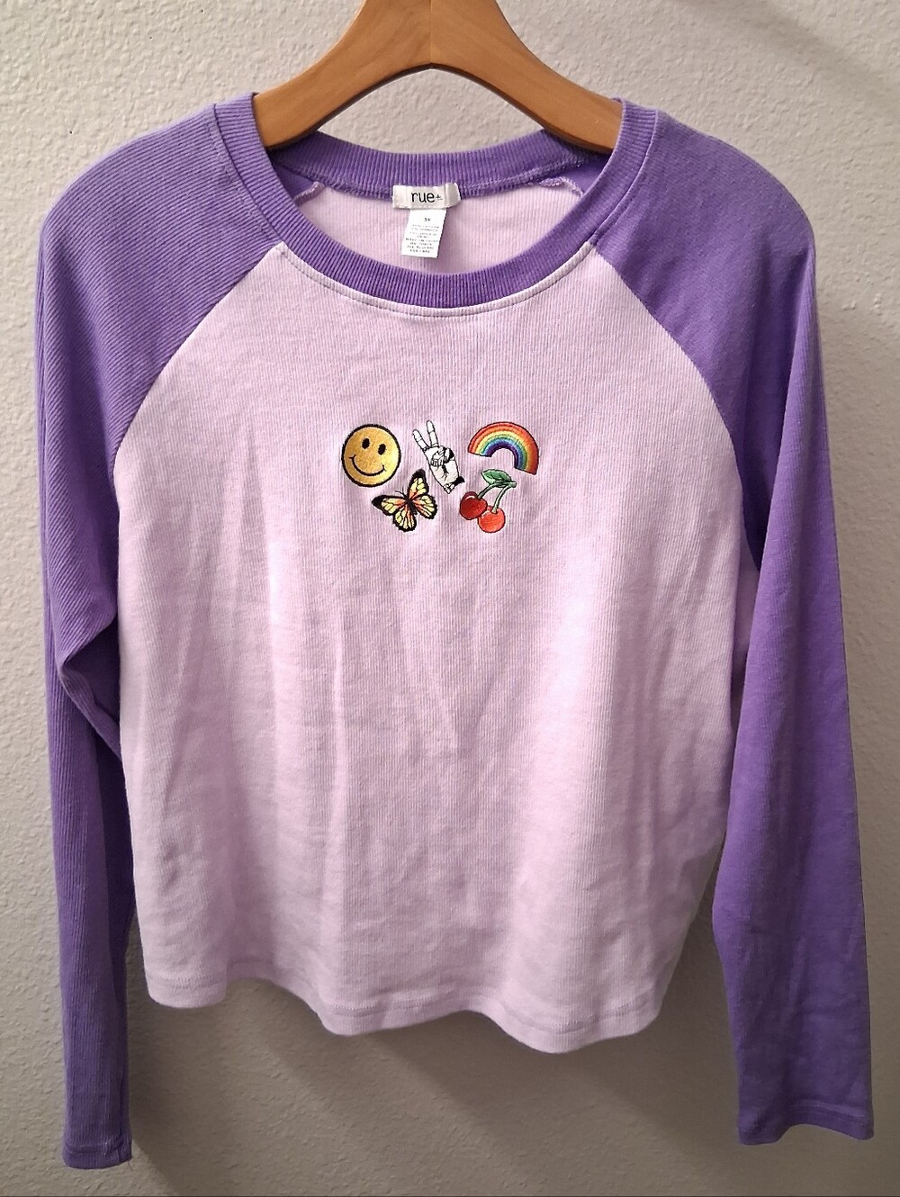 Rue21 Purple Patch Top Juniors 3XL